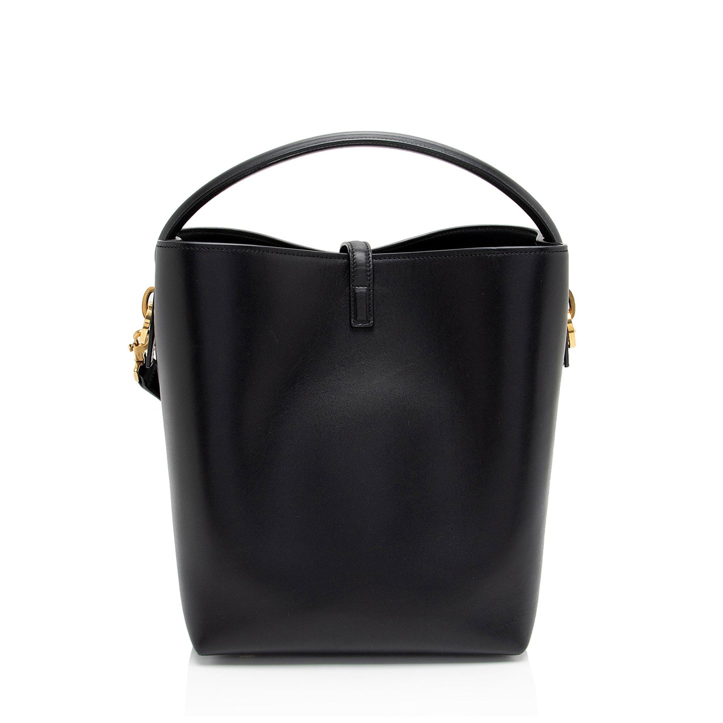 Saint Laurent Calfskin Monogram Le 37 Bucket Bag (SHF-U75VCF)
