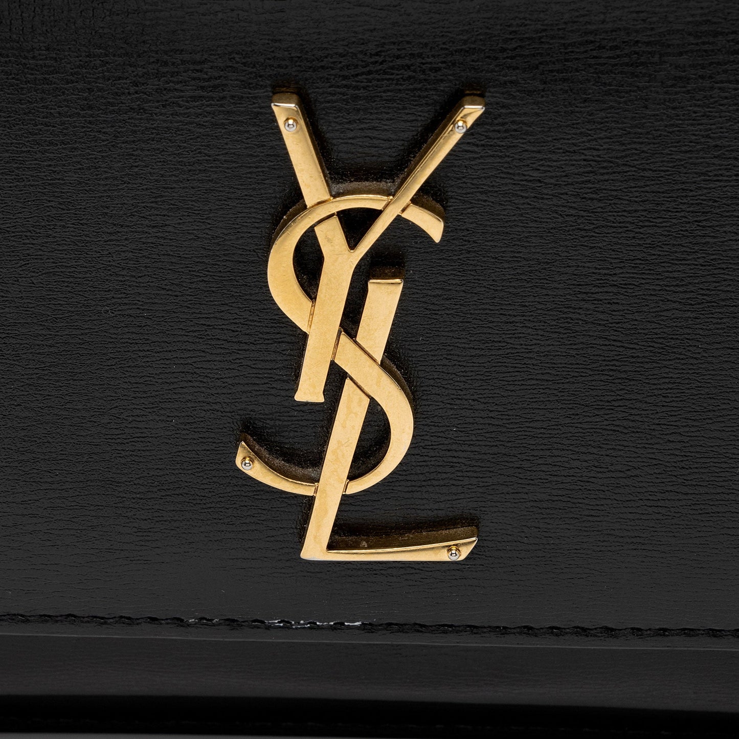 Saint Laurent Calfskin Monogram Sunset Mini Wallet on Chain Bag (SHF-dovv8x)