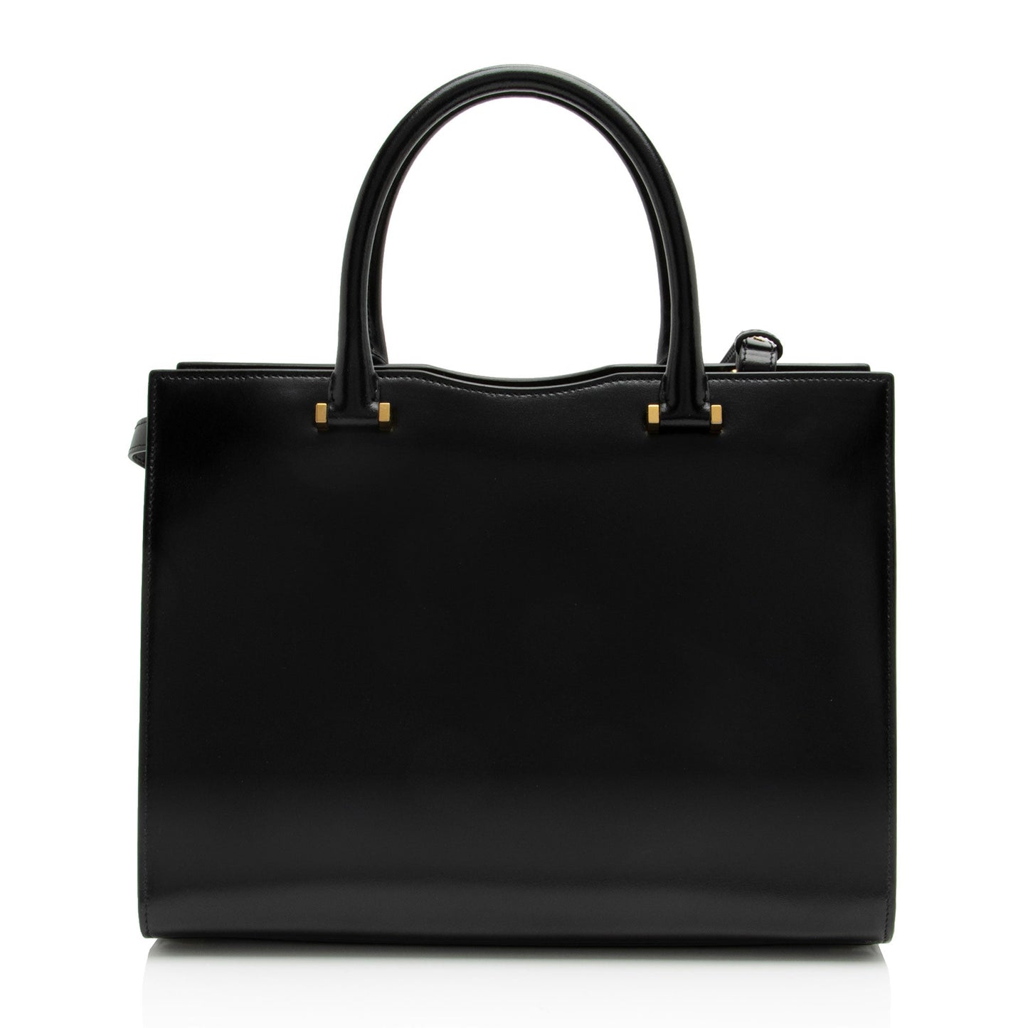 Saint Laurent Calfskin Monogram Uptown Medium Tote (SHF-GumjsZ)
