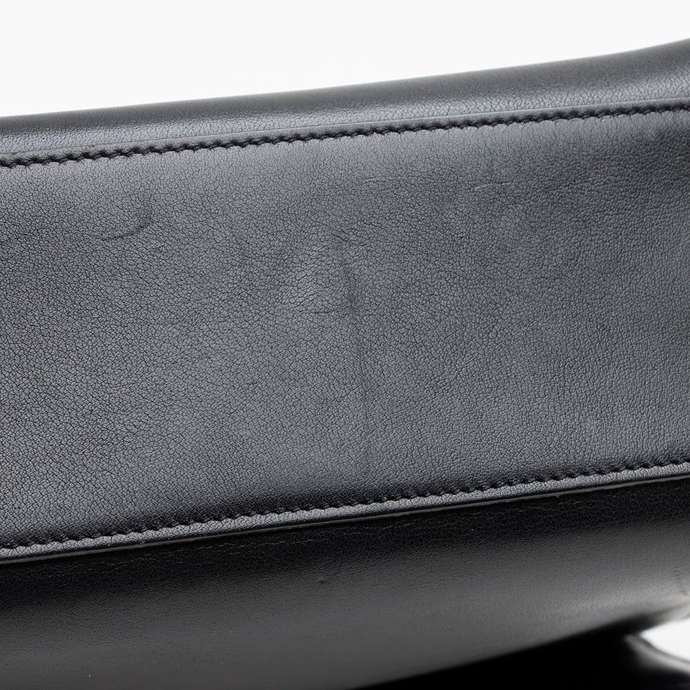 Saint Laurent Calfskin Moujik Small Satchel (SHF-16543)