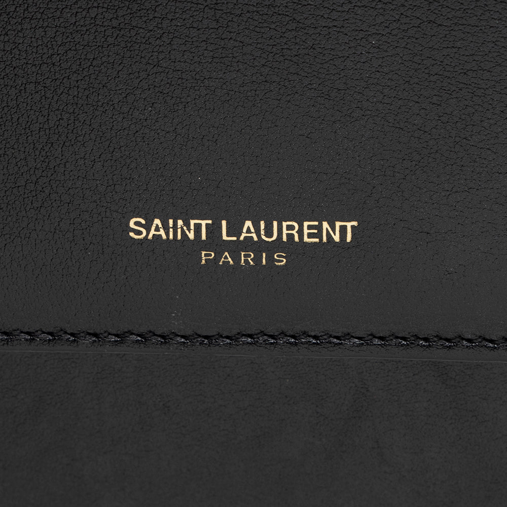 Saint Laurent Calfskin Moujik Small Satchel (SHF-16543)