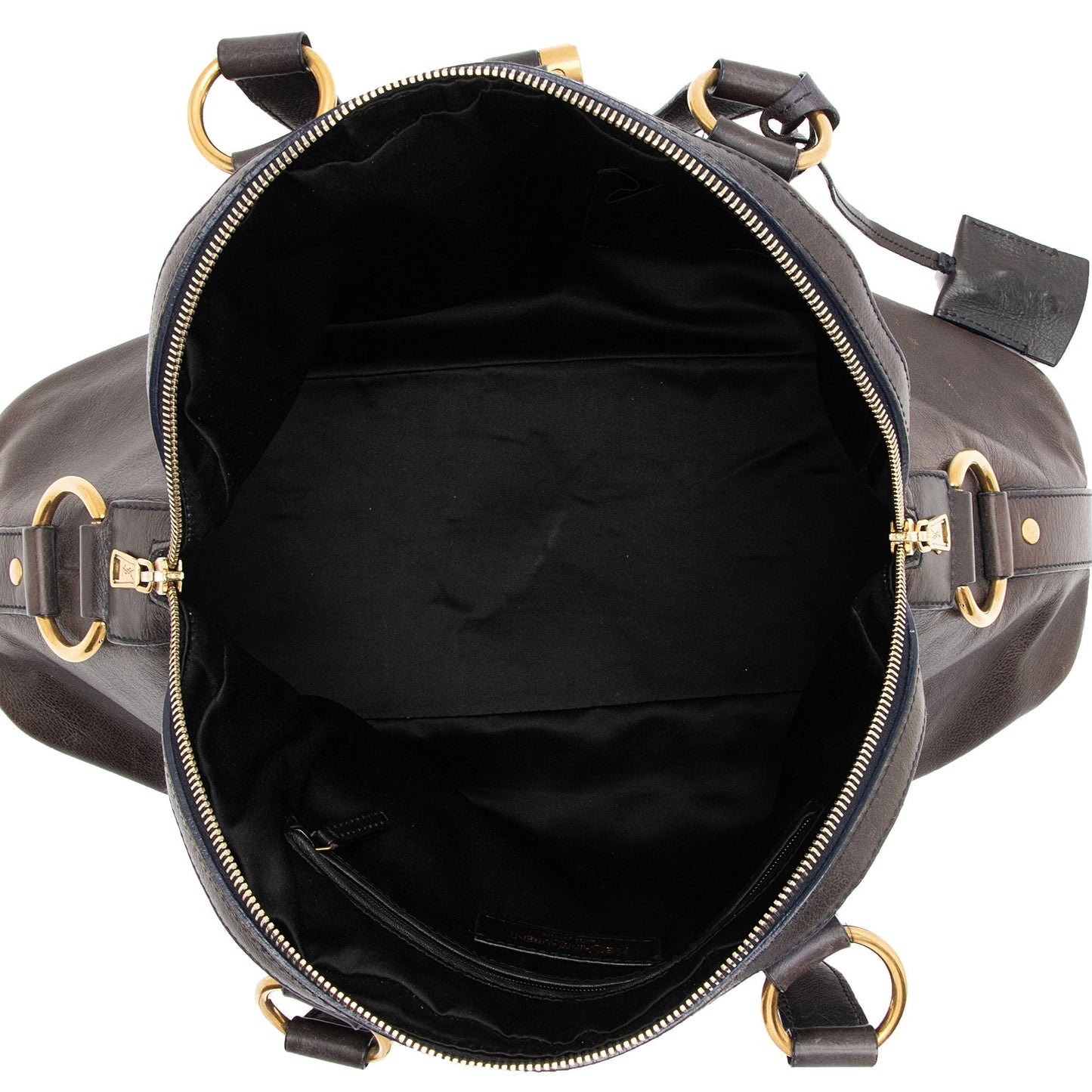 Saint Laurent Calfskin Muse Large Satchel (SHF-xn5heQ)
