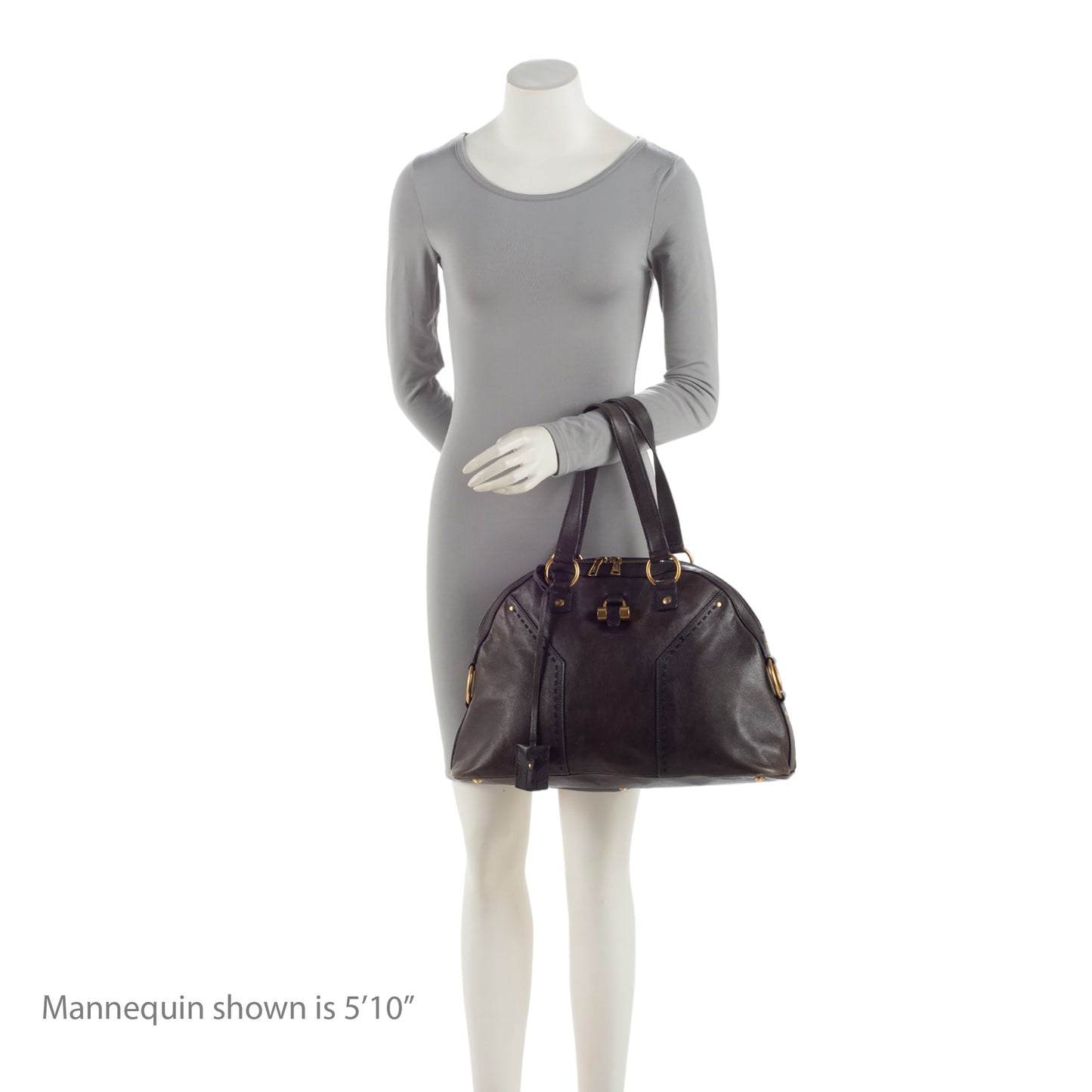 Saint Laurent Calfskin Muse Large Satchel (SHF-xn5heQ)
