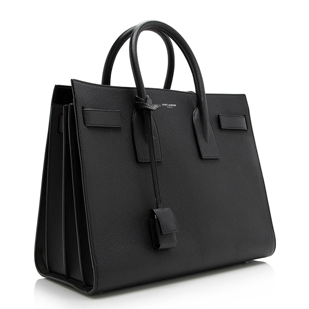 Saint Laurent Calfskin Sac De Jour Small Tote (SHF-21438)