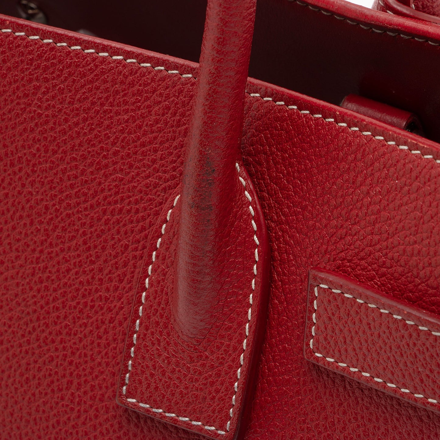 Saint Laurent Calfskin Sac De Jour Baby Tote (SHF-9fX2F7)