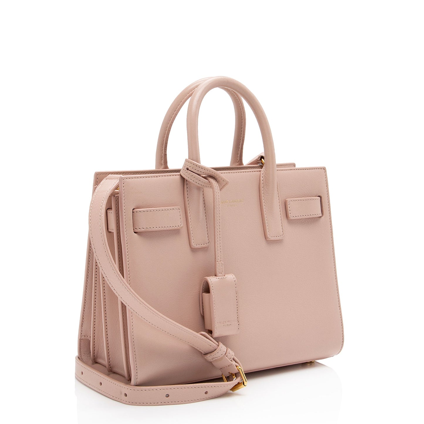 Saint Laurent Calfskin Sac De Jour Nano Tote (SHF-EN9mQm)