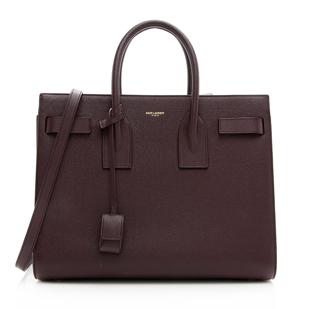 Saint Laurent Calfskin Sac De Jour Small Tote (SHF-20251)