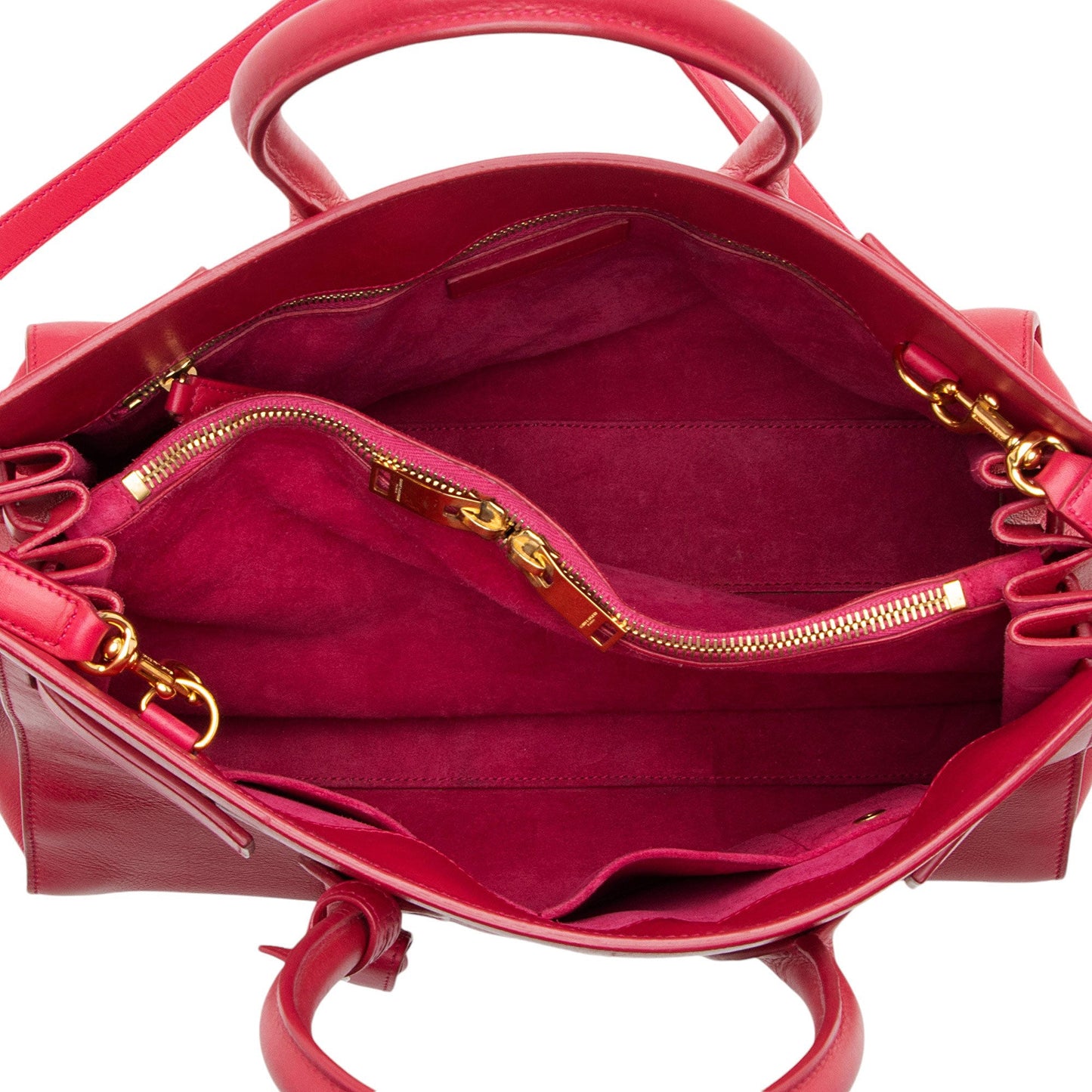 Saint Laurent Calfskin Sac De Jour Small Tote (SHF-2a3CZP)