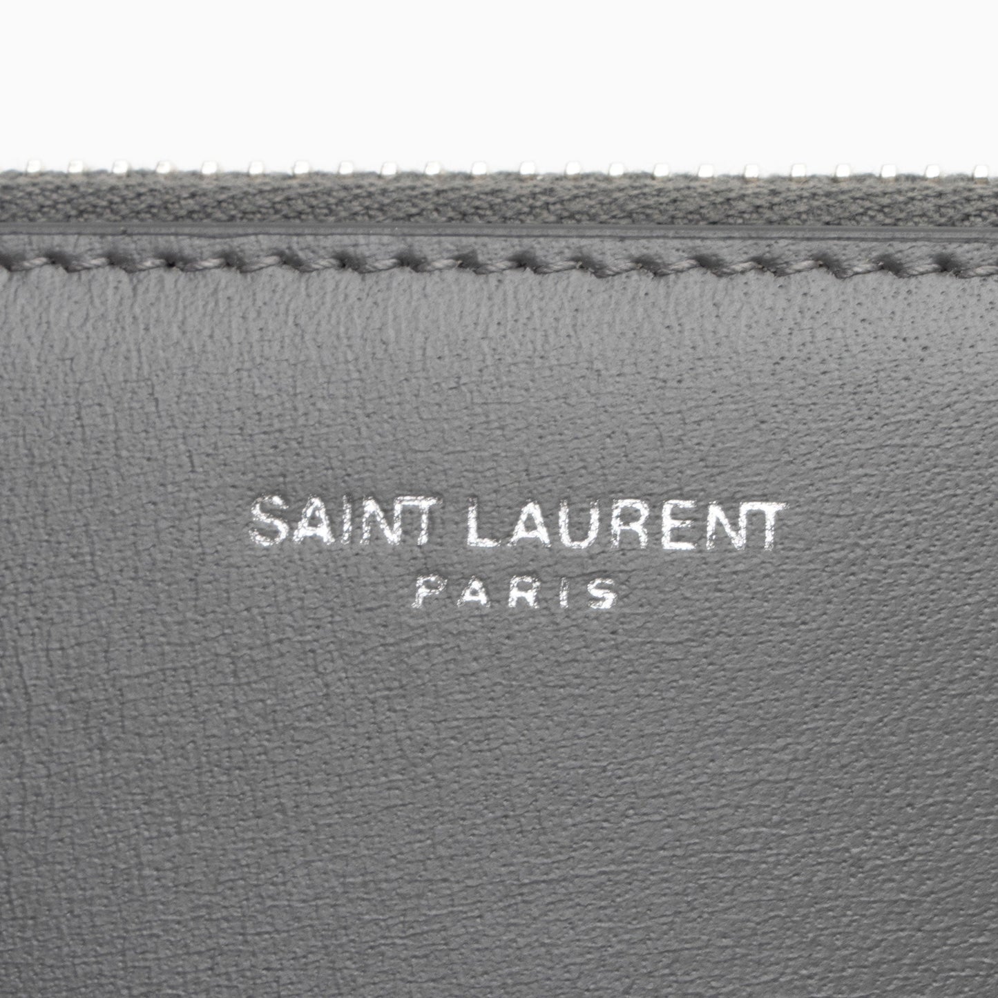 Saint Laurent Calfskin Small Zip Pouch (SHF-RISe7Z)