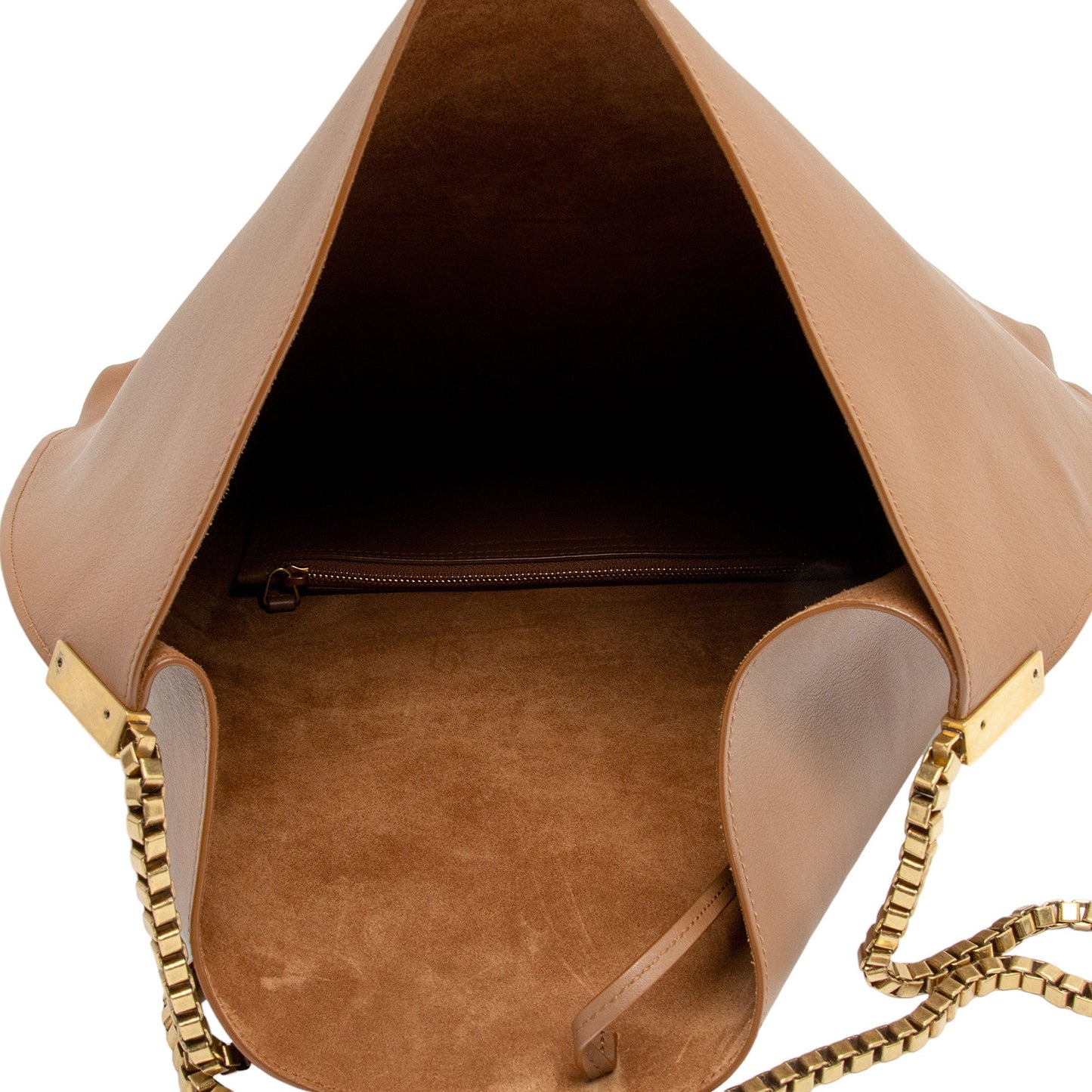 Saint Laurent Calfskin Suzanne Medium Hobo (SHF-SJ1WNu)