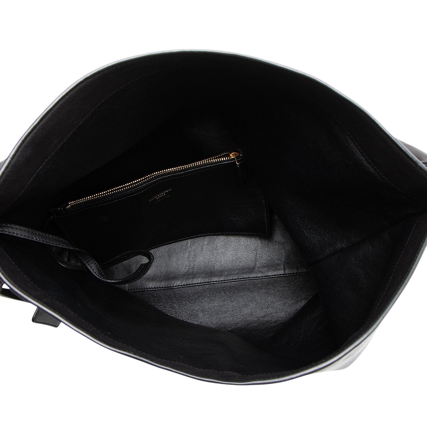 Saint Laurent Calfskin Tag Hobo (SHF-Kfbwfp)
