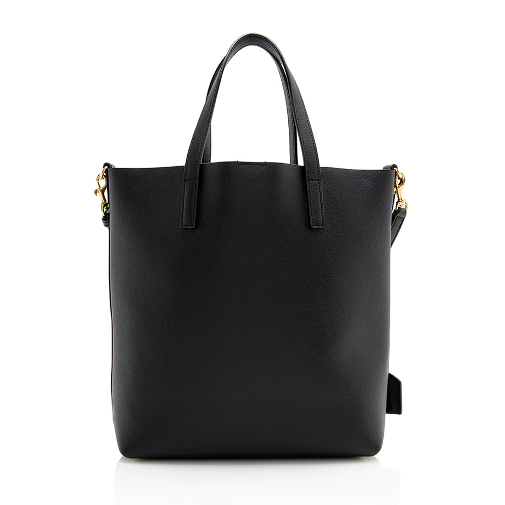 Saint Laurent Calfskin Toy Shopping Tote (SHF-21144)