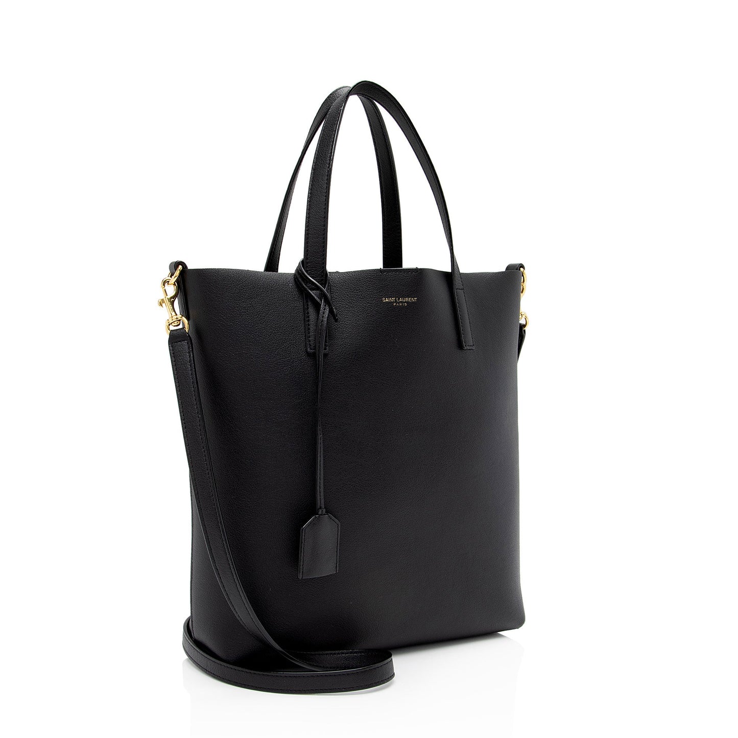 Saint Laurent Calfskin Toy Shopping Tote (SHF-v5wS8m)