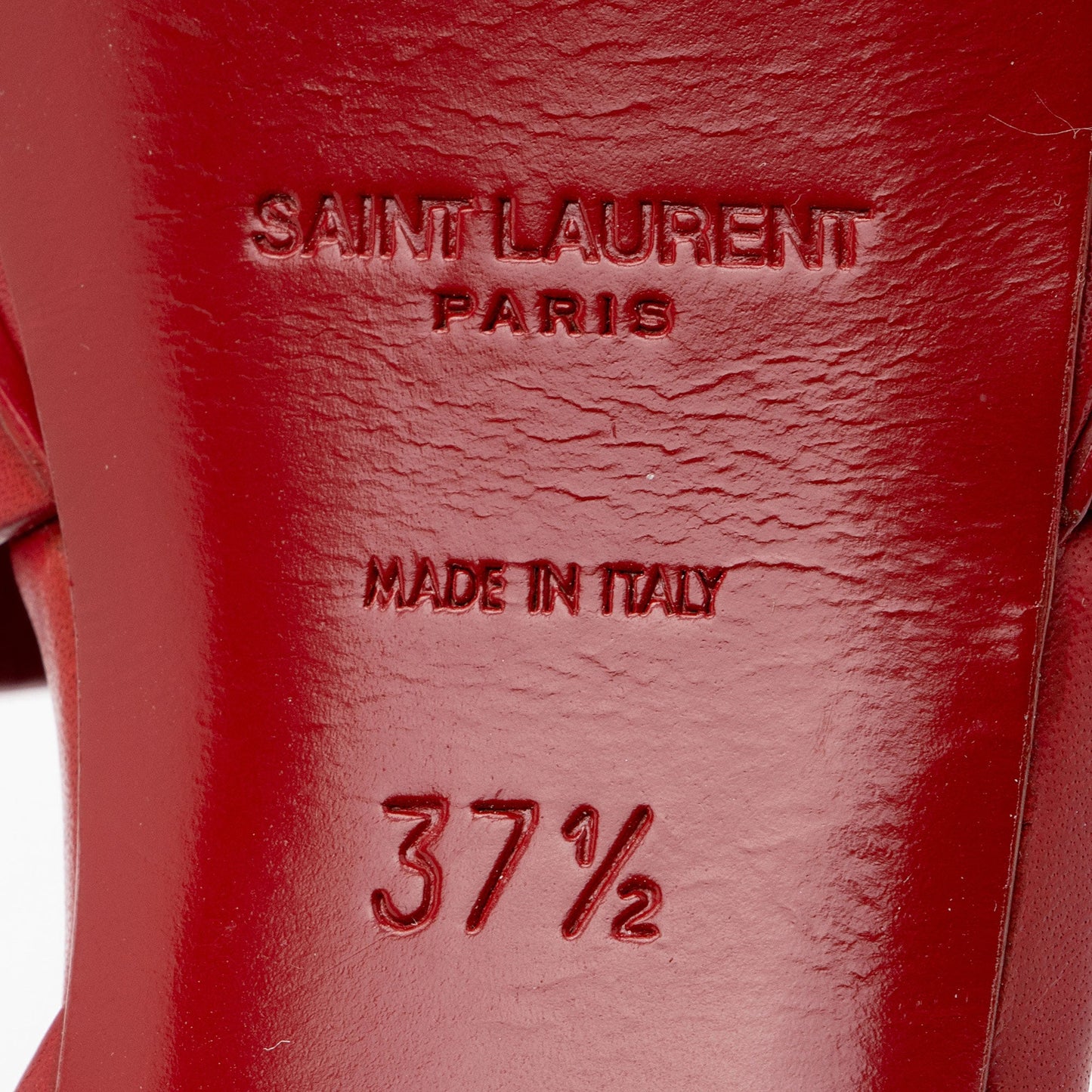Saint Laurent Calfskin Tribute Platform Sandals - Size 7.5 / 37.5 (SHF-Dp3zwW)