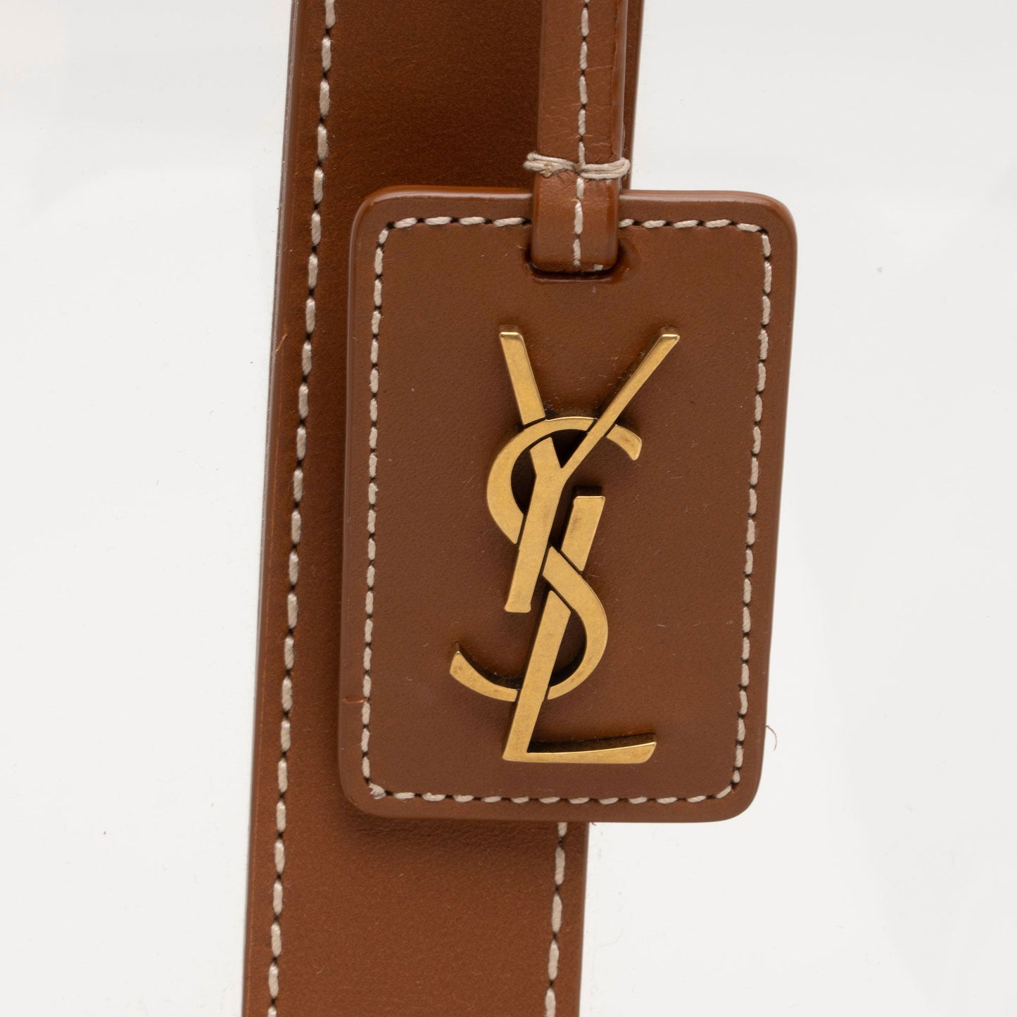 Saint Laurent Calfskin Vinyl Cabas Tote (SHF-wgVvKm)