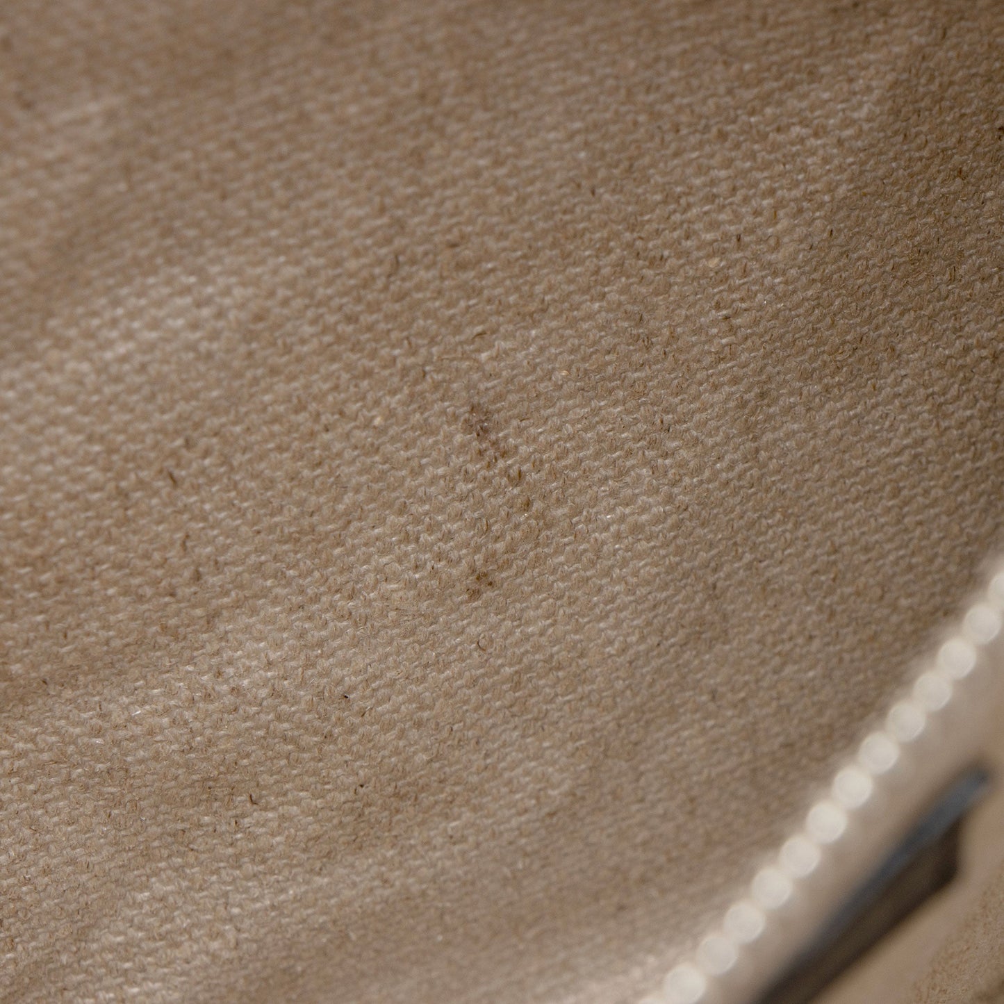 Saint Laurent Canvas Calfskin Rive Gauche Large Tote