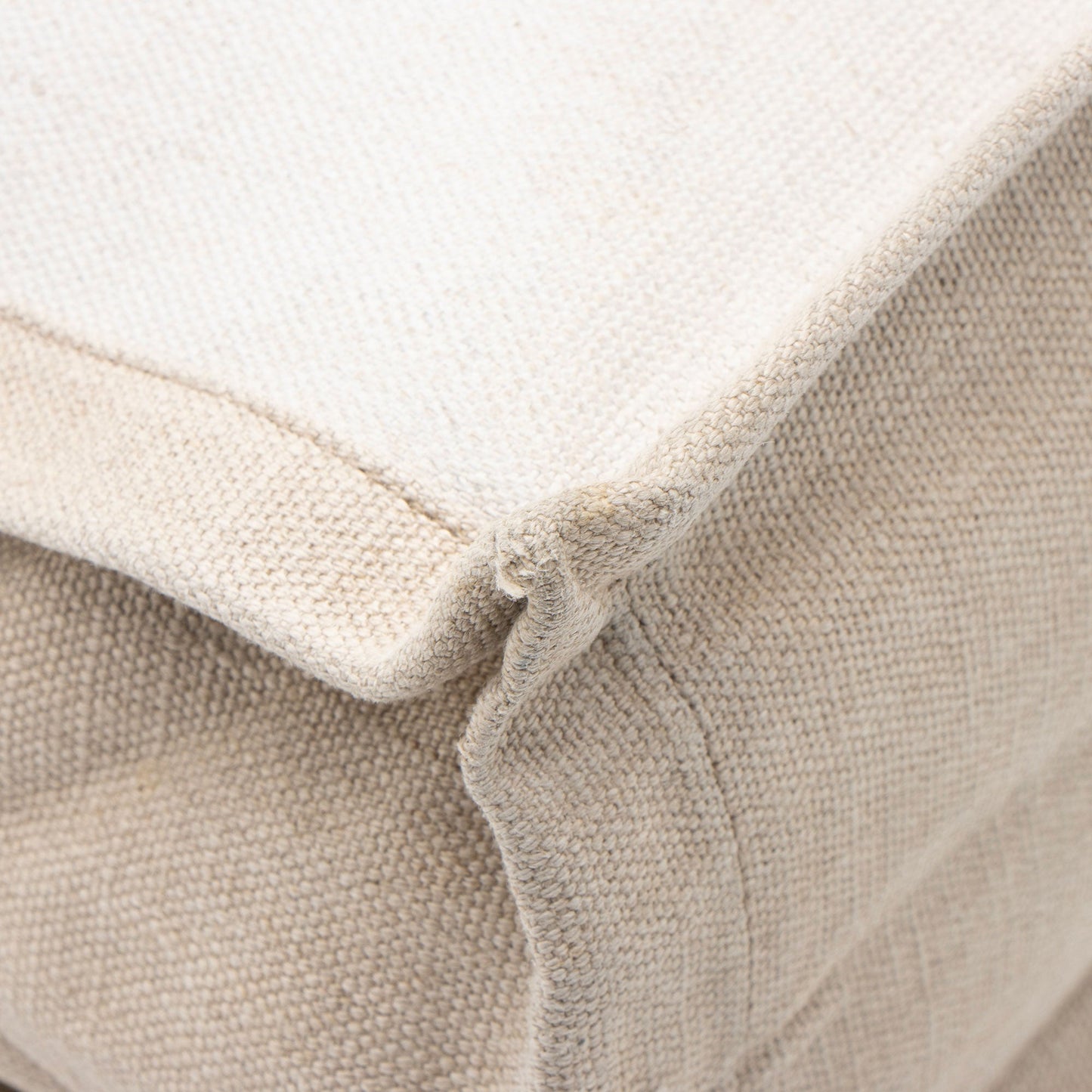 Saint Laurent Canvas Calfskin Rive Gauche Large Tote