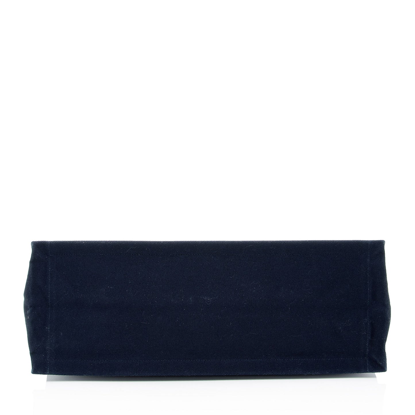 Saint Laurent Canvas Calfskin Rive Gauche Large Tote