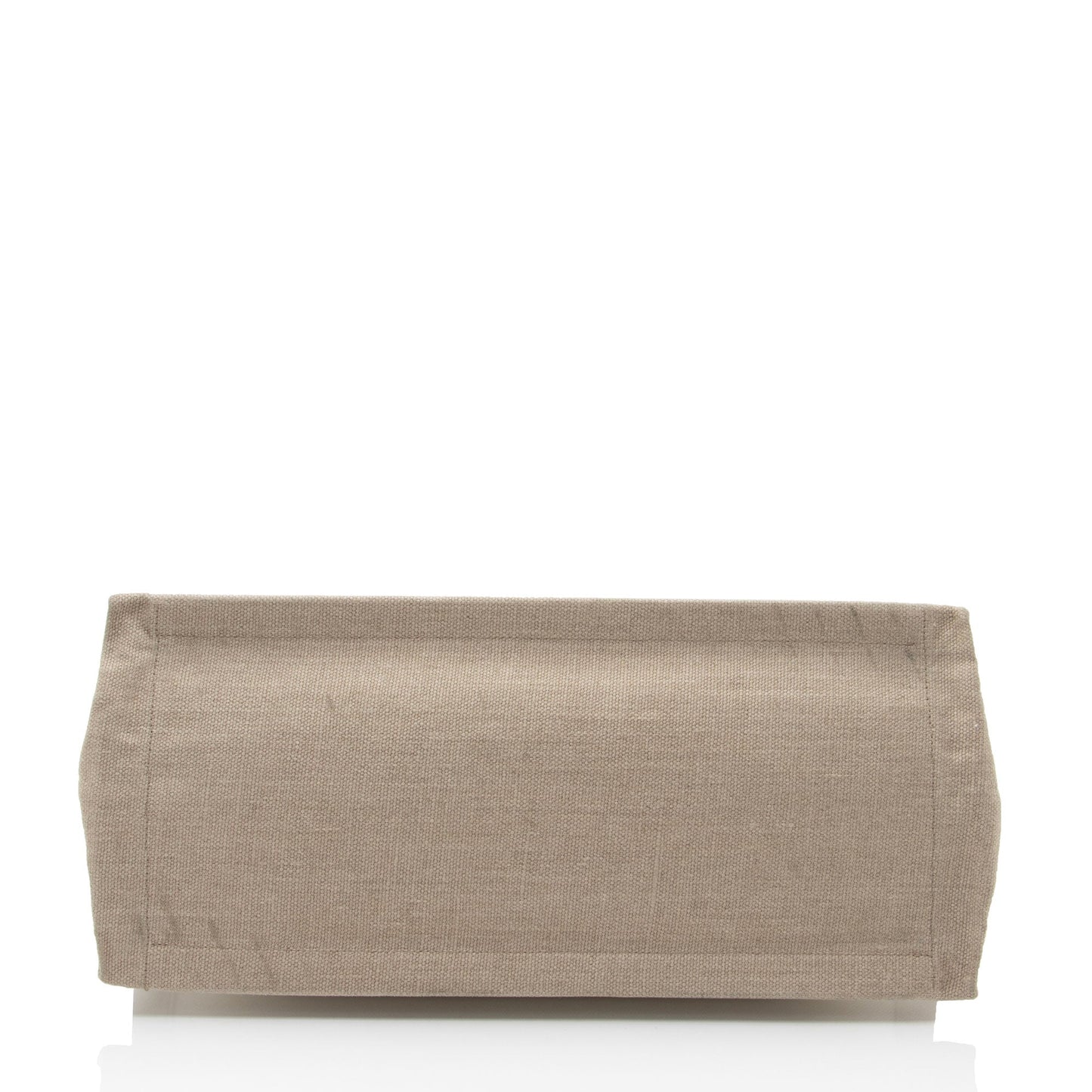 Saint Laurent Canvas Calfskin Rive Gauche Small Tote