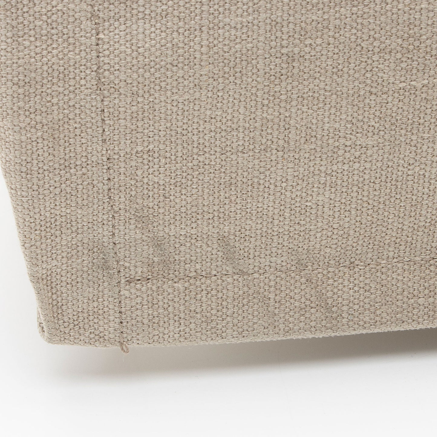 Saint Laurent Canvas Calfskin Rive Gauche Small Tote
