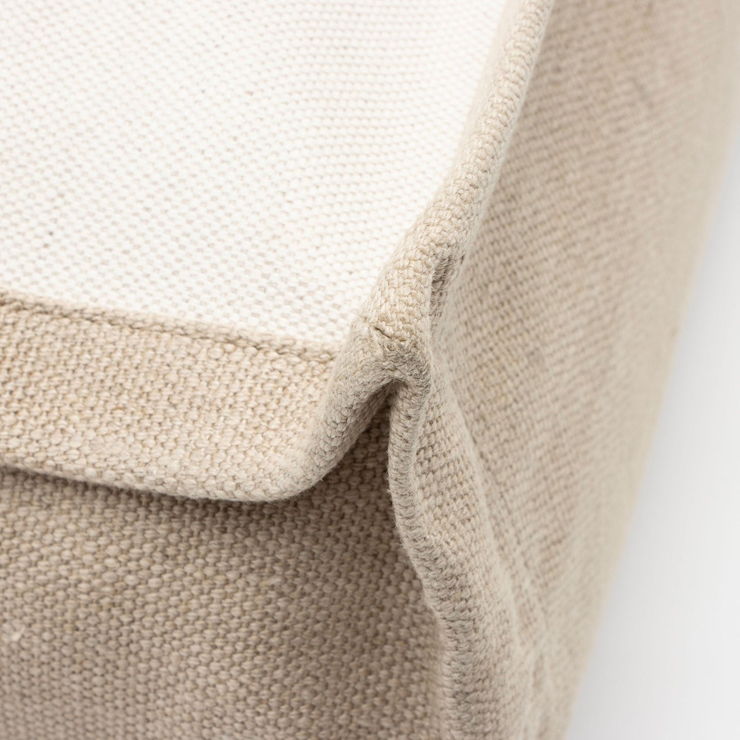 Saint Laurent Canvas Calfskin Rive Gauche Small Tote