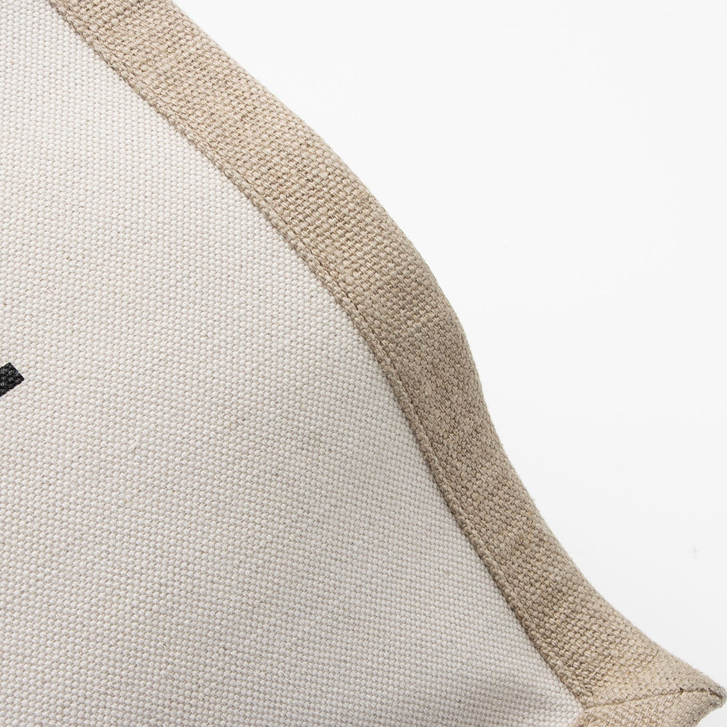 Saint Laurent Canvas Calfskin Rive Gauche Small Tote