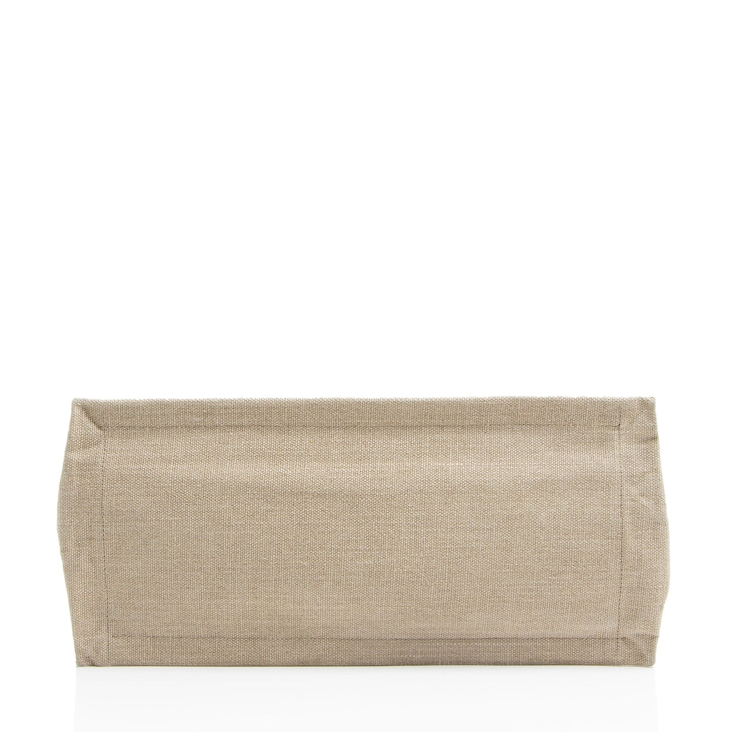 Saint Laurent Canvas Calfskin Rive Gauche Small Tote