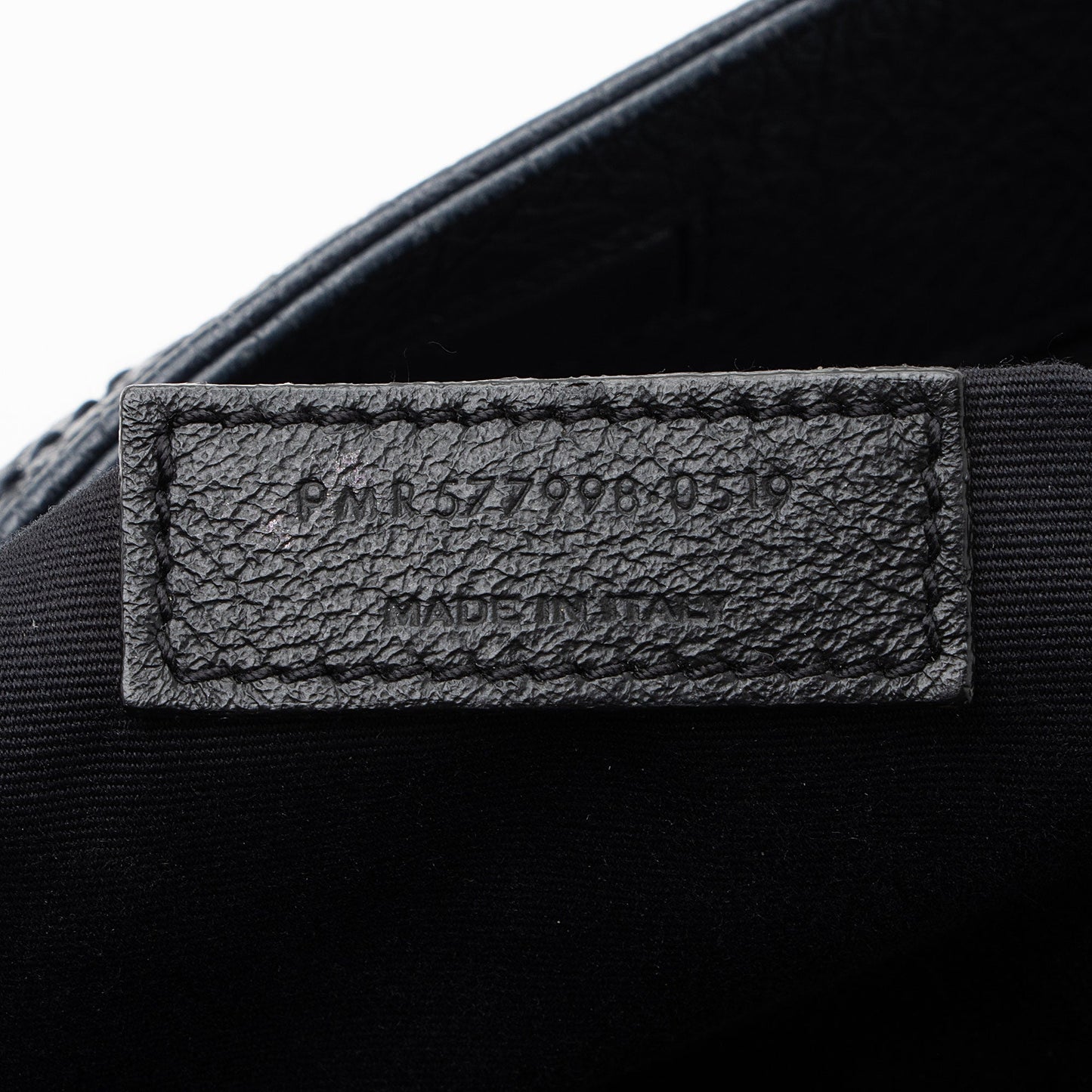 Saint Laurent Crinkled Calfskin Monogram Niki Large Shopping Tote (SHF-3qmmgS)