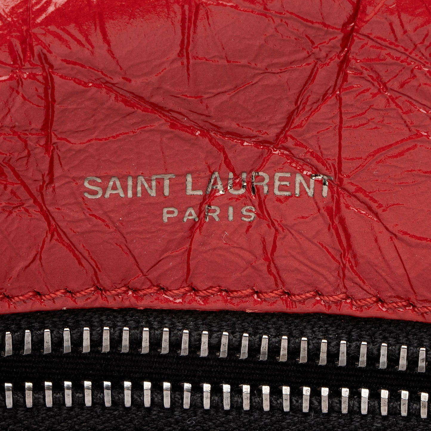 Saint Laurent Crinkled Calfskin Monogram Niki Medium Shoulder Bag (SHF-yRZdIA)