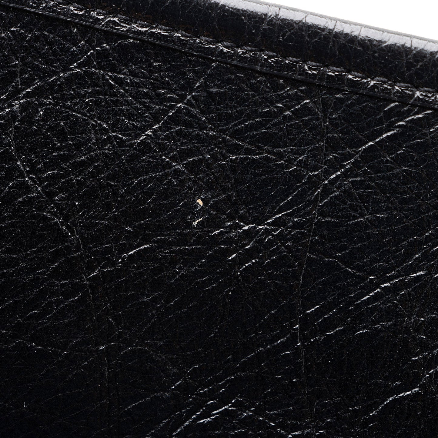 Saint Laurent Crinkled Calfskin Monogram Niki Medium Shoulder Bag