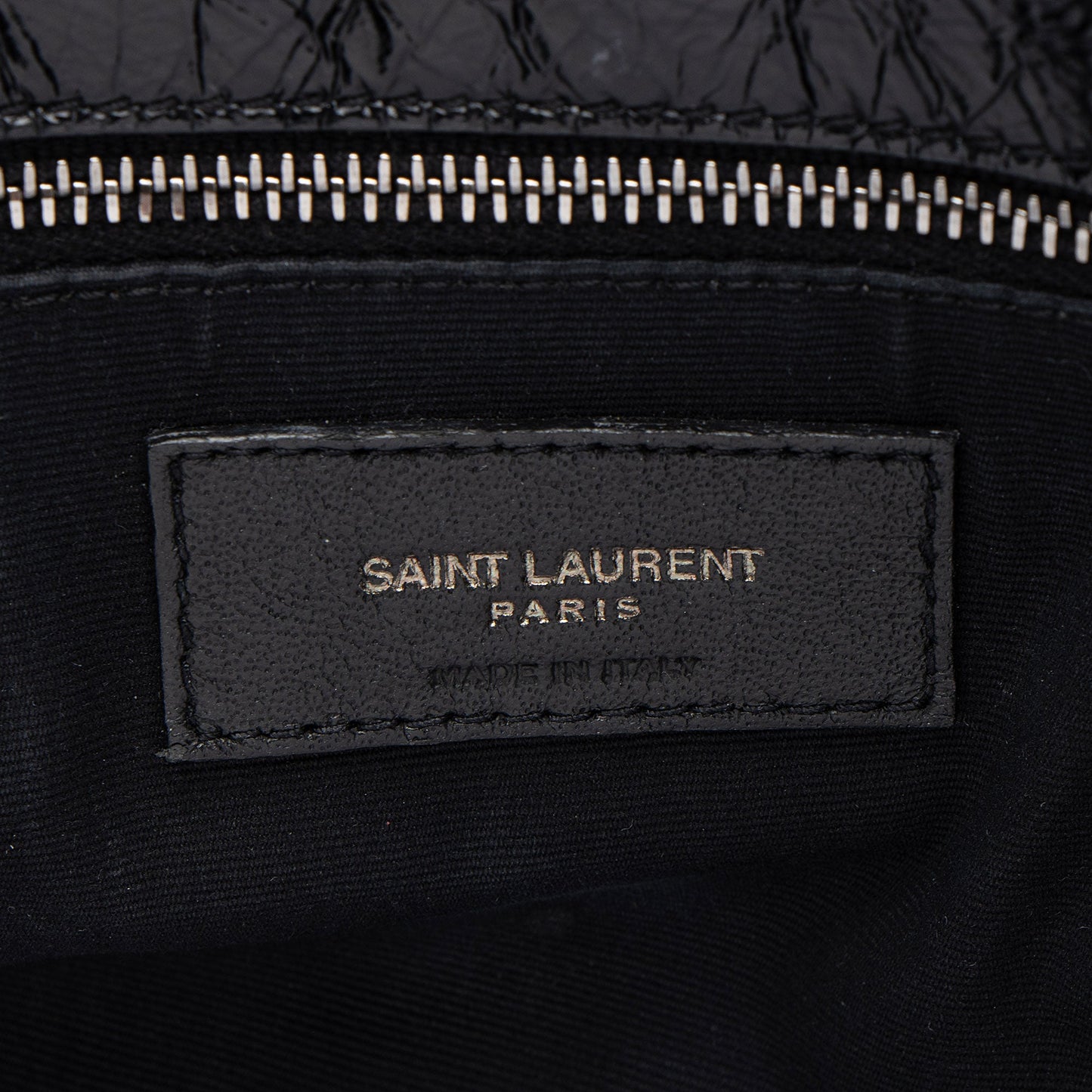 Saint Laurent Crinkled Calfskin Monogram Niki Medium Shoulder Bag (SHF-GOzKUg)