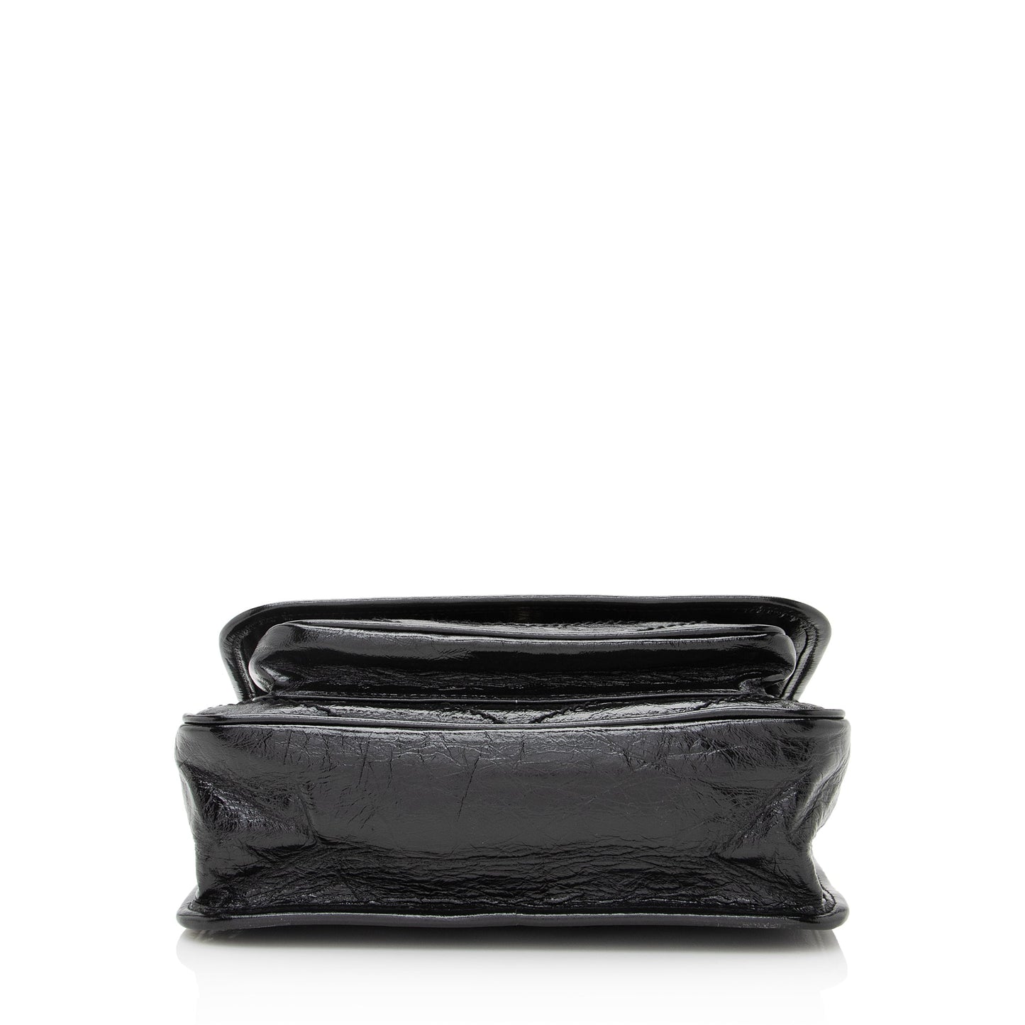 Saint Laurent Crinkled Calfskin Niki Baby Shoulder Bag (SHF-22402)