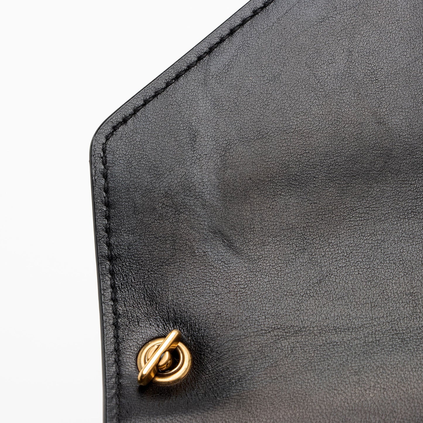 Saint Laurent Croc Embossed Calfskin Monogram Gaby Shoulder Bag (SHF-EAdNMt)