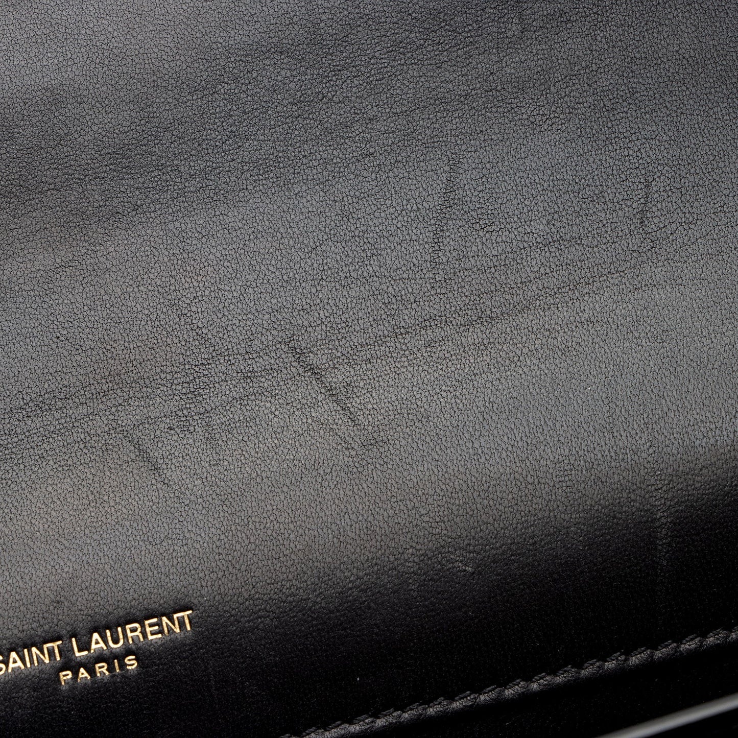 Saint Laurent Croc Embossed Calfskin Monogram Gaby Shoulder Bag (SHF-EAdNMt)