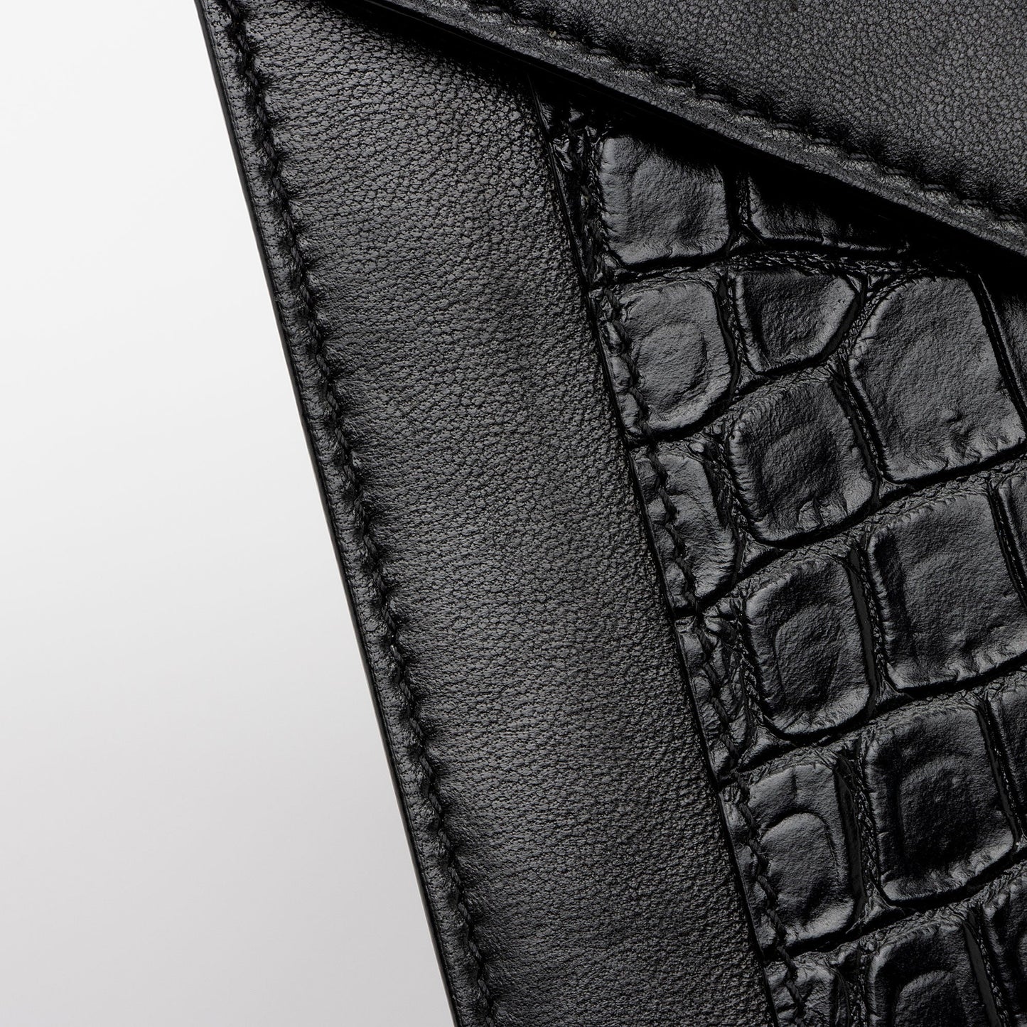 Saint Laurent Croc Embossed Calfskin Monogram Gaby Shoulder Bag (SHF-EAdNMt)