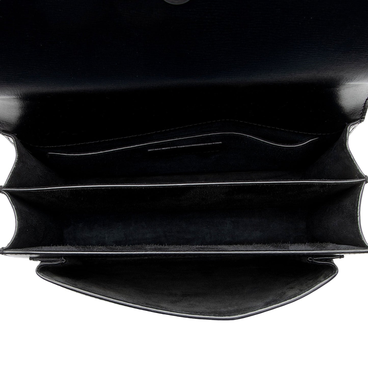 Saint Laurent Grained Calfskin Monogram Sunset Medium Shoulder Bag (SHF-OLGtVP)