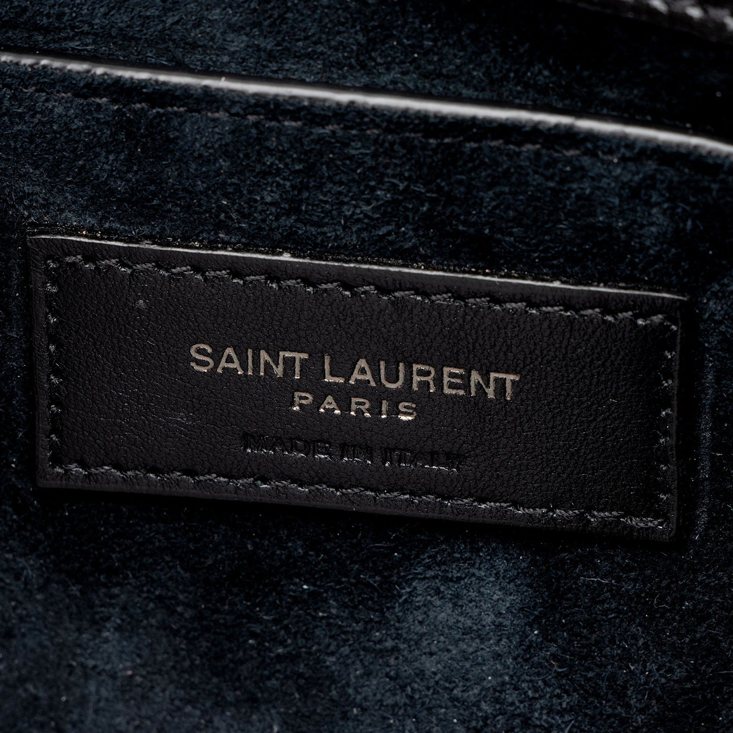 Saint Laurent Grained Calfskin Monogram Sunset Medium Shoulder Bag (SHF-OLGtVP)