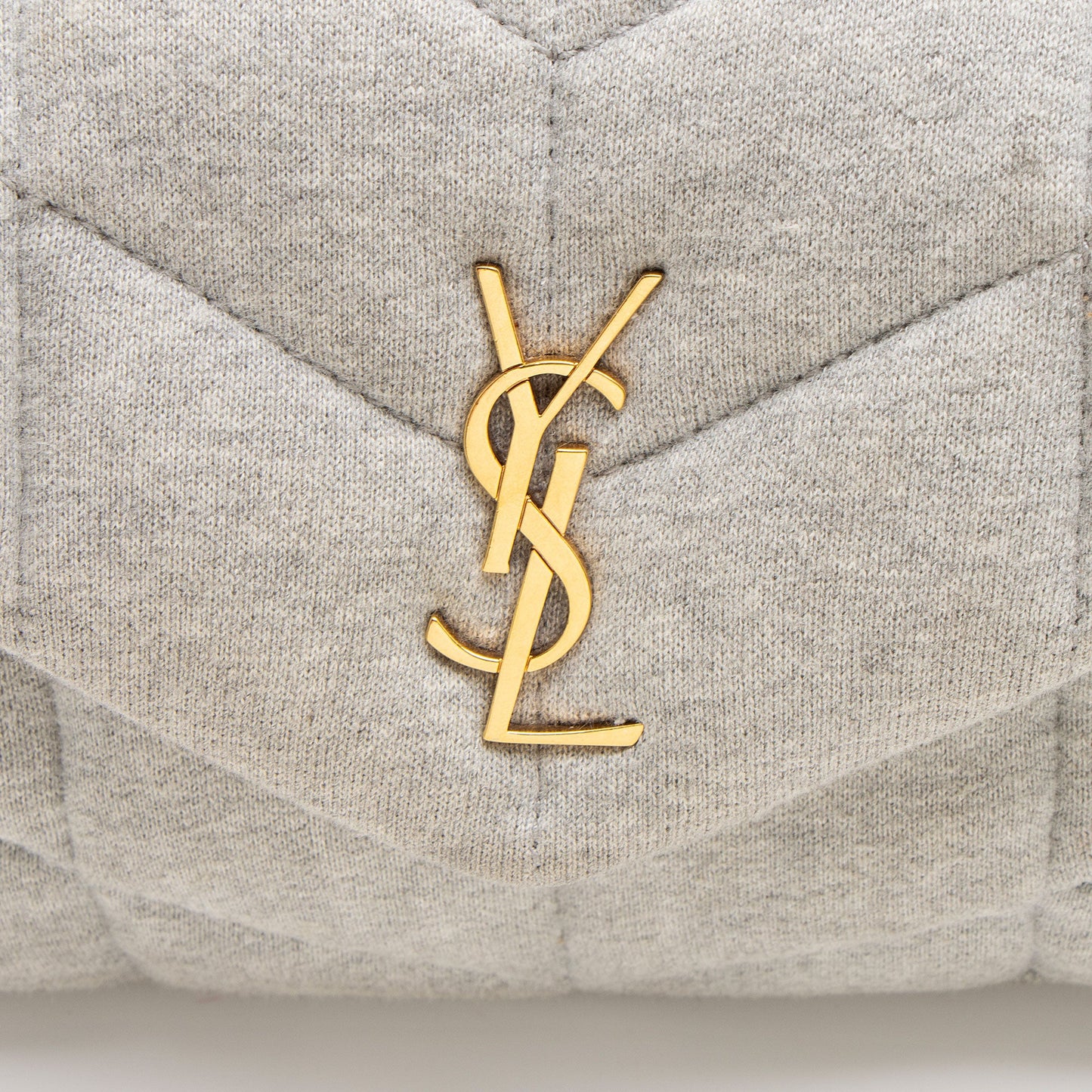 Saint Laurent Jersey Monogram Puffer LouLou Toy Shoulder Bag