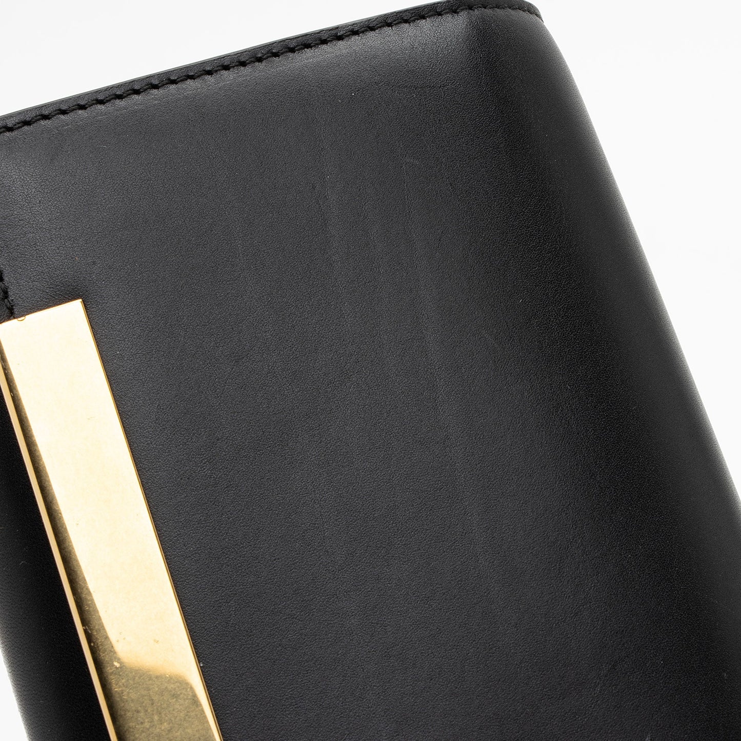 Saint Laurent Leather Lutetia Flap Clutch - FINAL SALE