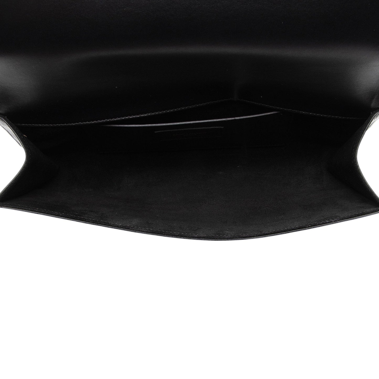 Saint Laurent Leather Lutetia Flap Clutch - FINAL SALE