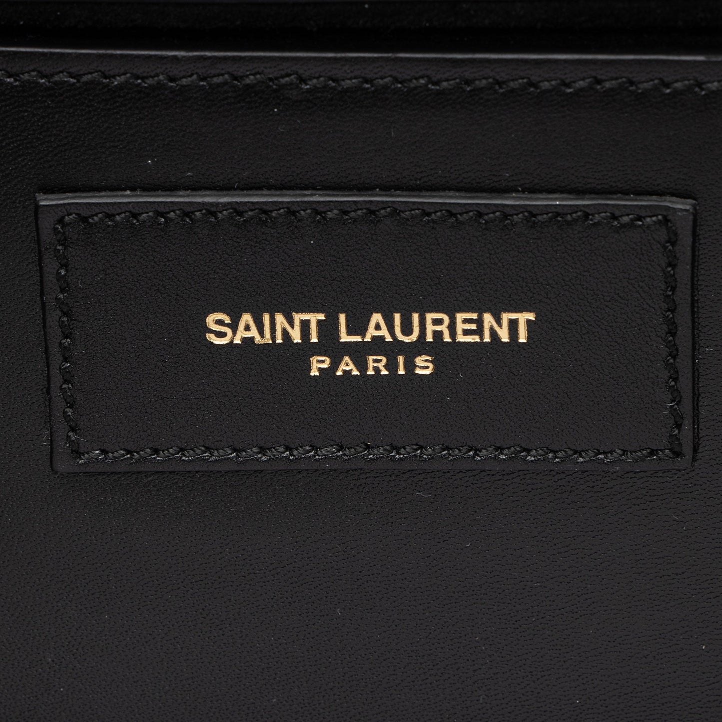 Saint Laurent Leather Lutetia Flap Clutch - FINAL SALE