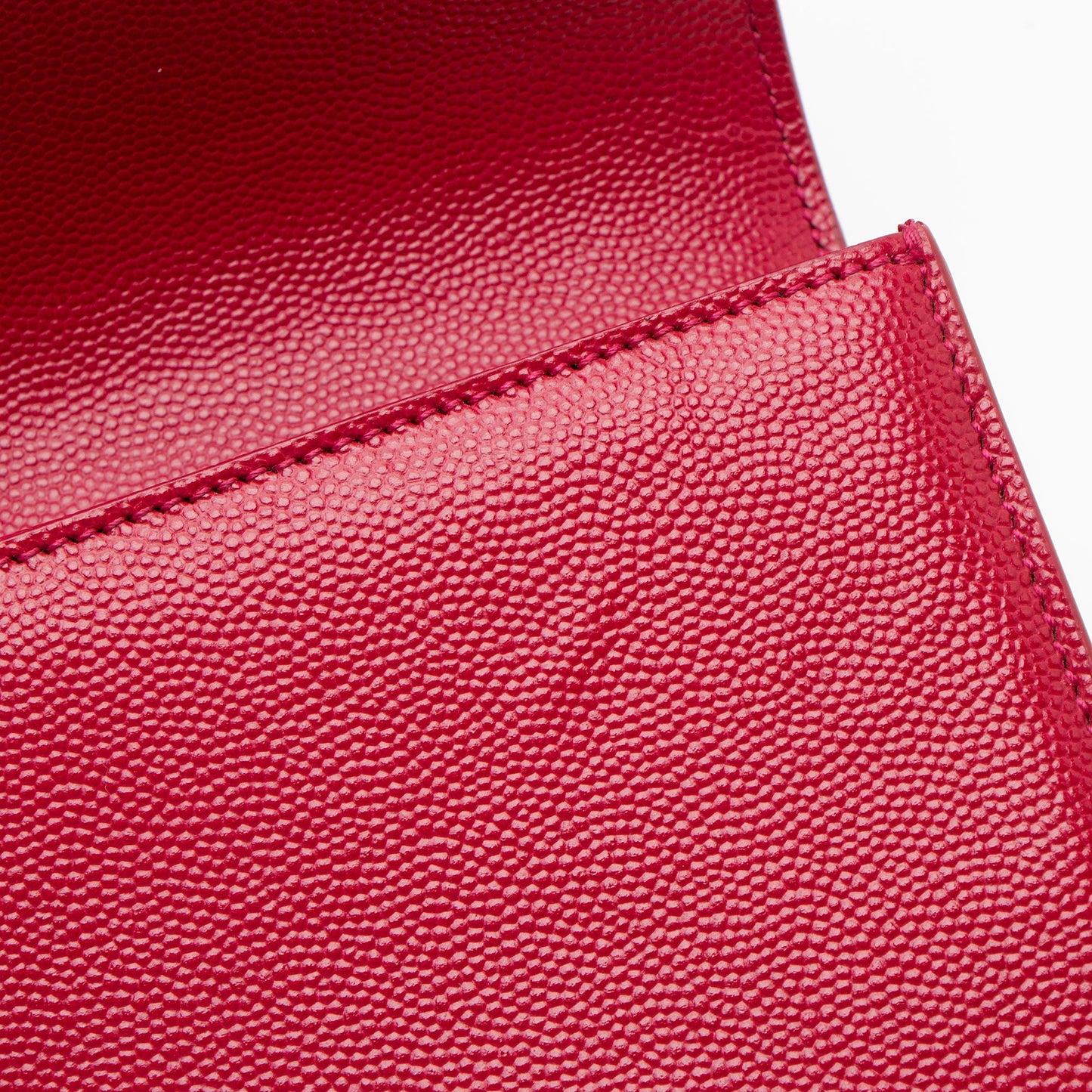 Saint Laurent Leather Monogram Kate Clutch