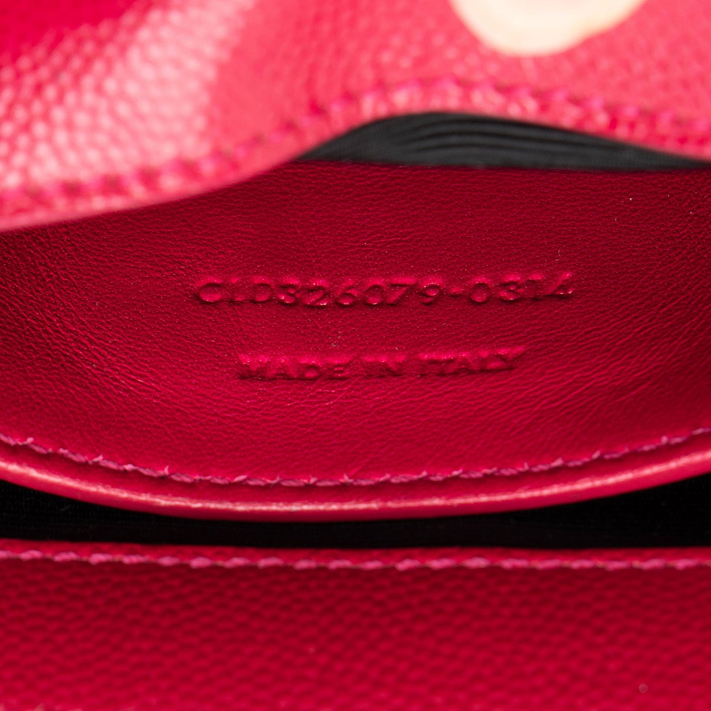 Saint Laurent Leather Monogram Kate Clutch