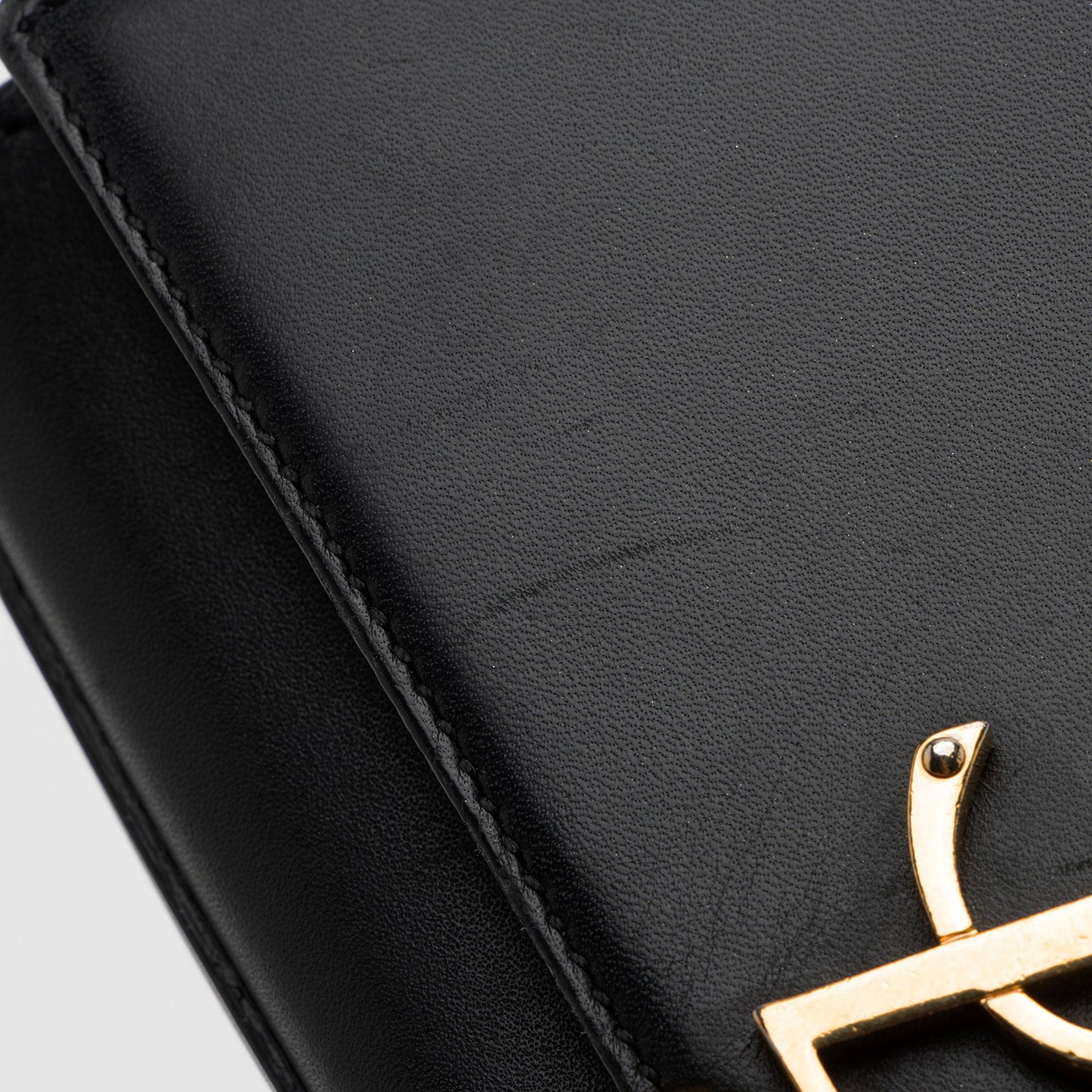 Saint Laurent Leather Monogram Kate Tassel Mini Shoulder Bag