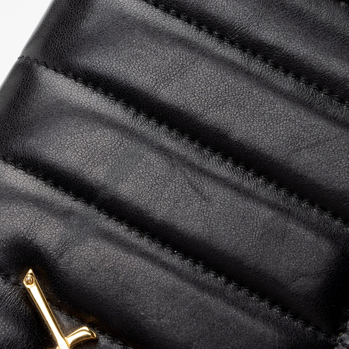 Saint Laurent Matalasse Calfskin Vicky Continental Wallet (SHF-22903)