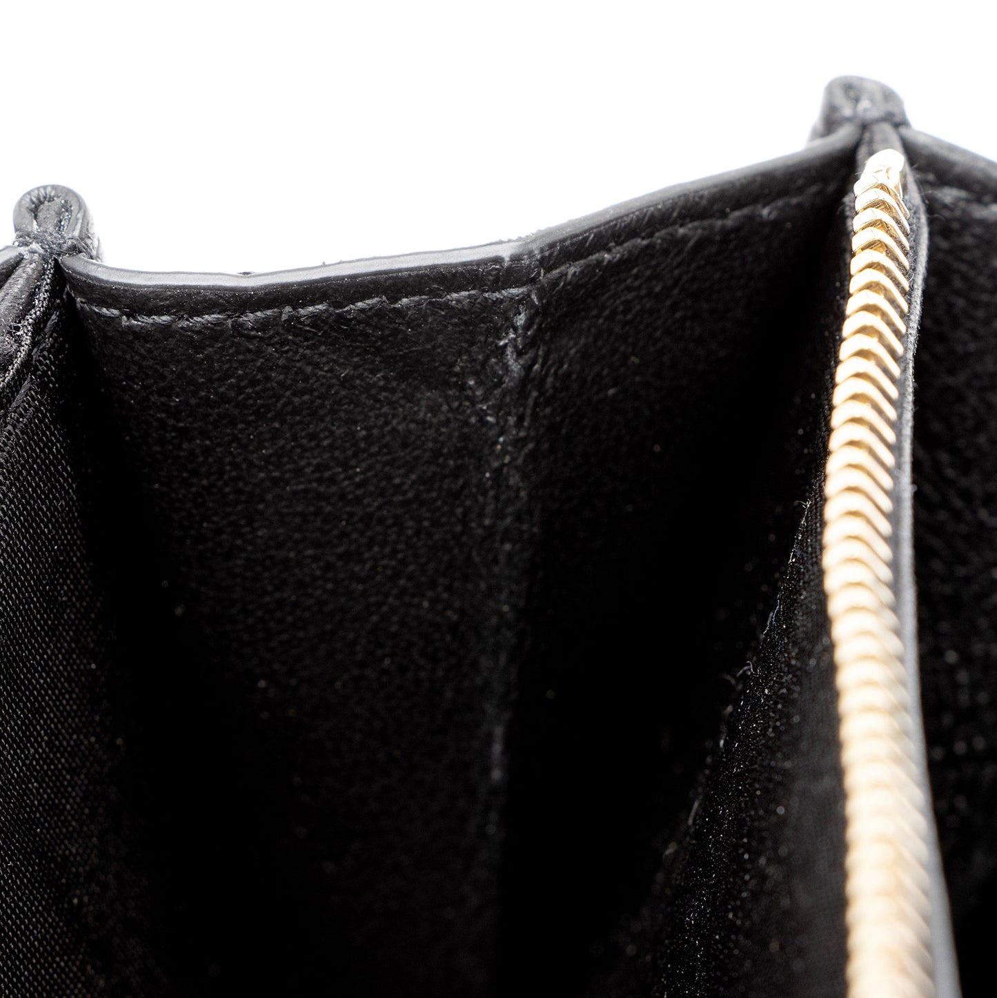 Saint Laurent Matalasse Calfskin Vicky Continental Wallet (SHF-22903)