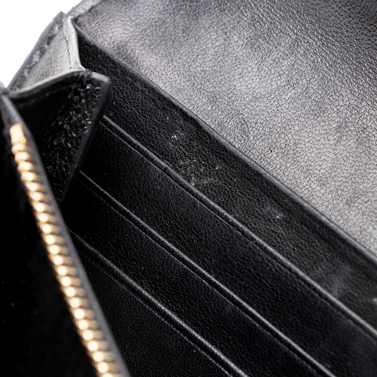 Saint Laurent Matalasse Calfskin Vicky Continental Wallet (SHF-22903)