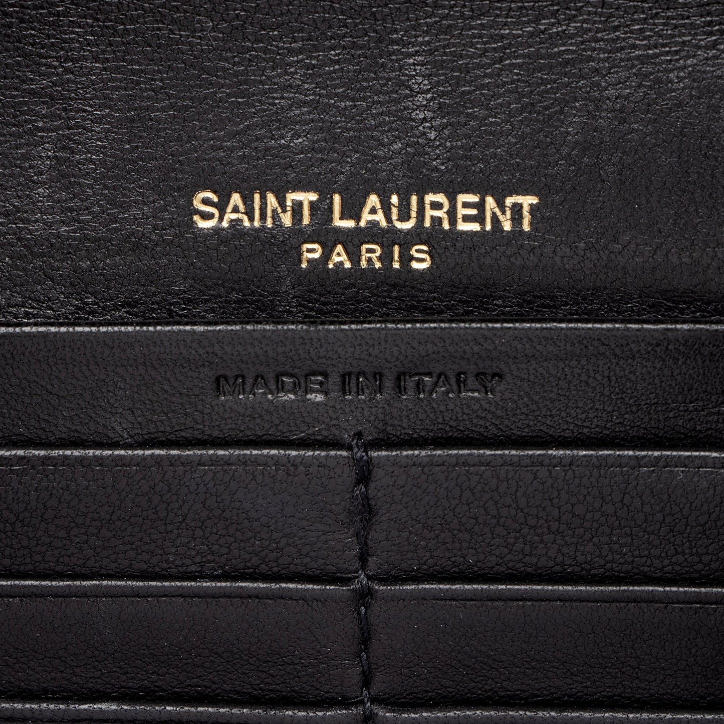 Saint Laurent Matalasse Calfskin Vicky Continental Wallet (SHF-22903)