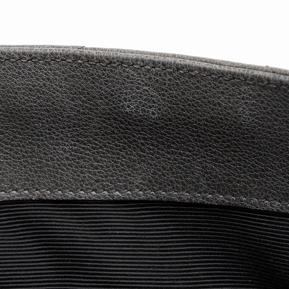 Saint Laurent Matelasse Calfskin Monogram College Large Shoulder Bag (SHF-19382)