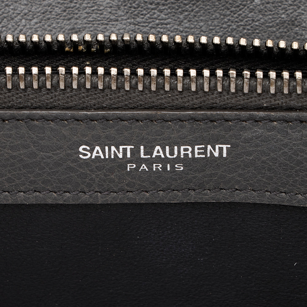 Saint Laurent Matelasse Calfskin Monogram College Large Shoulder Bag (SHF-19382)